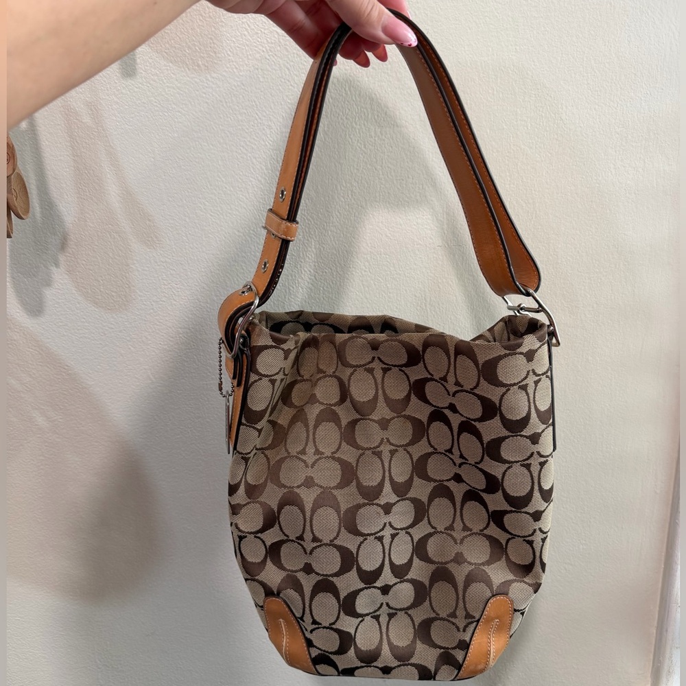 Coach vintage monogram bucket bag